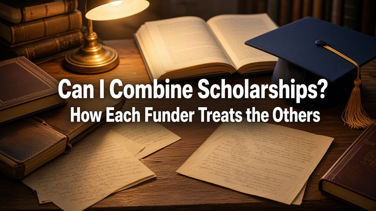 Can I Combine Scholarships? How Each Funder Treats the Others
